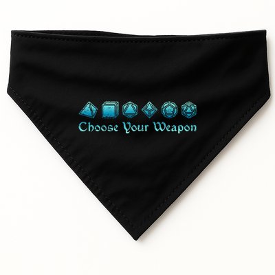 RPG Choose Your Weapon Dice   RPG  USA-Made Doggie Bandana