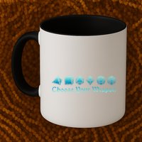 RPG Choose Your Weapon Dice   RPG  Mug
