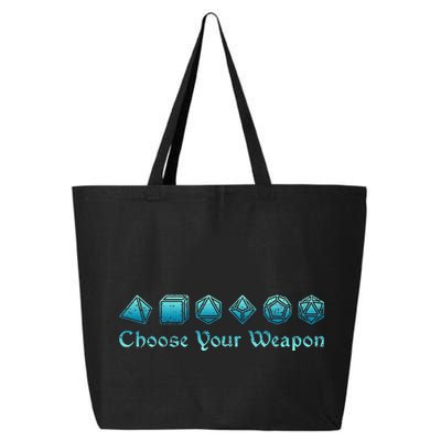 RPG Choose Your Weapon Dice   RPG  25L Jumbo Tote