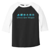 RPG Choose Your Weapon Dice   RPG  Toddler Fine Jersey T-Shirt