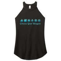 RPG Choose Your Weapon Dice   RPG  Women's Perfect Tri Rocker Tank