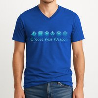 RPG Choose Your Weapon Dice   RPG  V-Neck T-Shirt