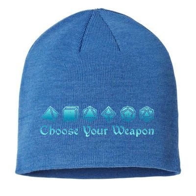 RPG Choose Your Weapon Dice   RPG  Sustainable Beanie