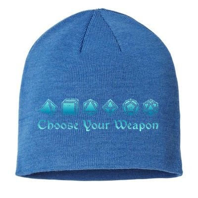 RPG Choose Your Weapon Dice   RPG  Sustainable Beanie