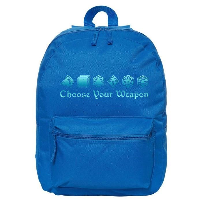 RPG Choose Your Weapon Dice   RPG  16 in Basic Backpack