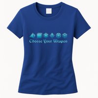 RPG Choose Your Weapon Dice   RPG  Womens T-Shirt
