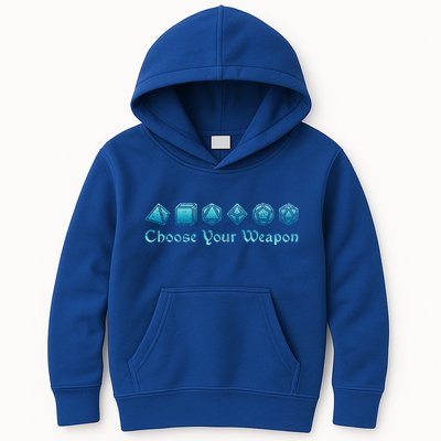 RPG Choose Your Weapon Dice   RPG  Kids Hoodie