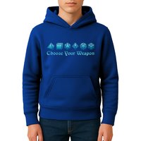 RPG Choose Your Weapon Dice   RPG  Kids Hoodie