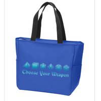 RPG Choose Your Weapon Dice   RPG  Zip Tote Bag