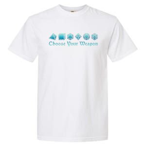 RPG Choose Your Weapon Dice   RPG  Garment-Dyed Heavyweight T-Shirt