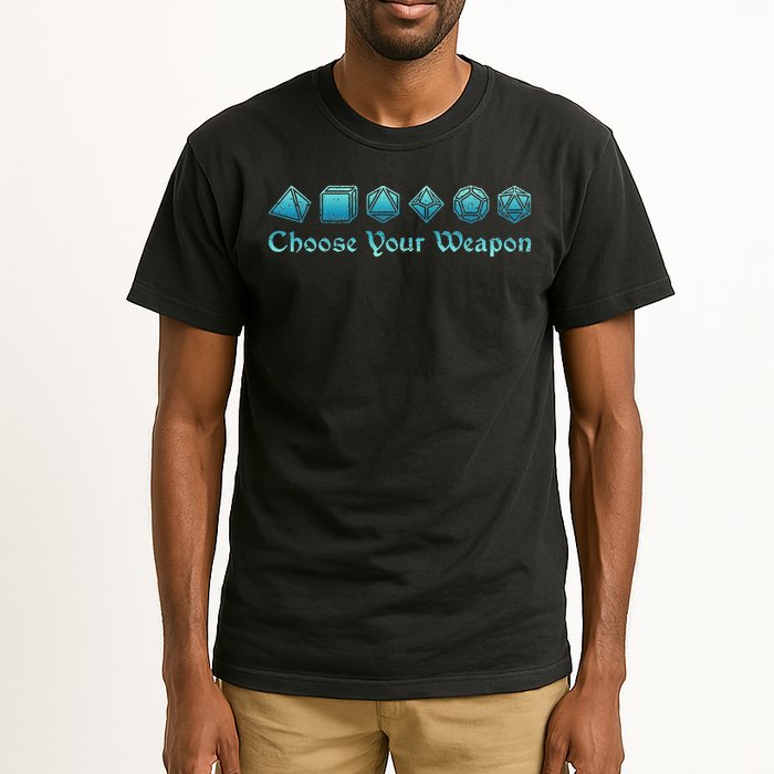Rpg Choose Your Weapon Dice Rpg Tall T-Shirt