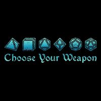 Rpg Choose Your Weapon Dice Rpg Wool Snapback Cap