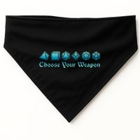 Rpg | Choose Your Weapon Dice | Rpg USA-Made Doggie Bandana