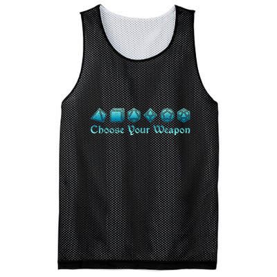 Rpg | Choose Your Weapon Dice | Rpg Mesh Reversible Basketball Jersey Tank