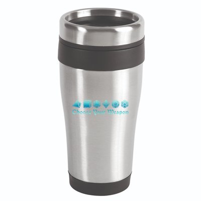 Rpg | Choose Your Weapon Dice | Rpg 16oz Travel Tumbler