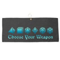 Rpg | Choose Your Weapon Dice | Rpg Large Microfiber Waffle Golf Towel