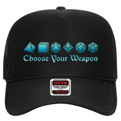 Rpg | Choose Your Weapon Dice | Rpg Trucker Hat