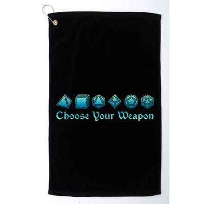 Rpg | Choose Your Weapon Dice | Rpg Golf Towel