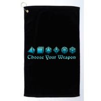 Rpg | Choose Your Weapon Dice | Rpg Golf Towel
