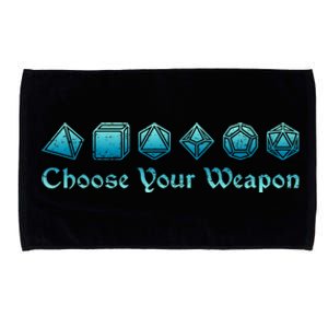 Rpg | Choose Your Weapon Dice | Rpg Microfiber Hand Towel