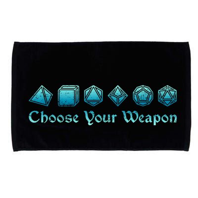 Rpg | Choose Your Weapon Dice | Rpg Microfiber Hand Towel