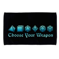 Rpg | Choose Your Weapon Dice | Rpg Microfiber Hand Towel