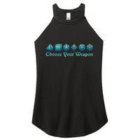 Rpg | Choose Your Weapon Dice | Rpg Women's Perfect Tri Rocker Tank