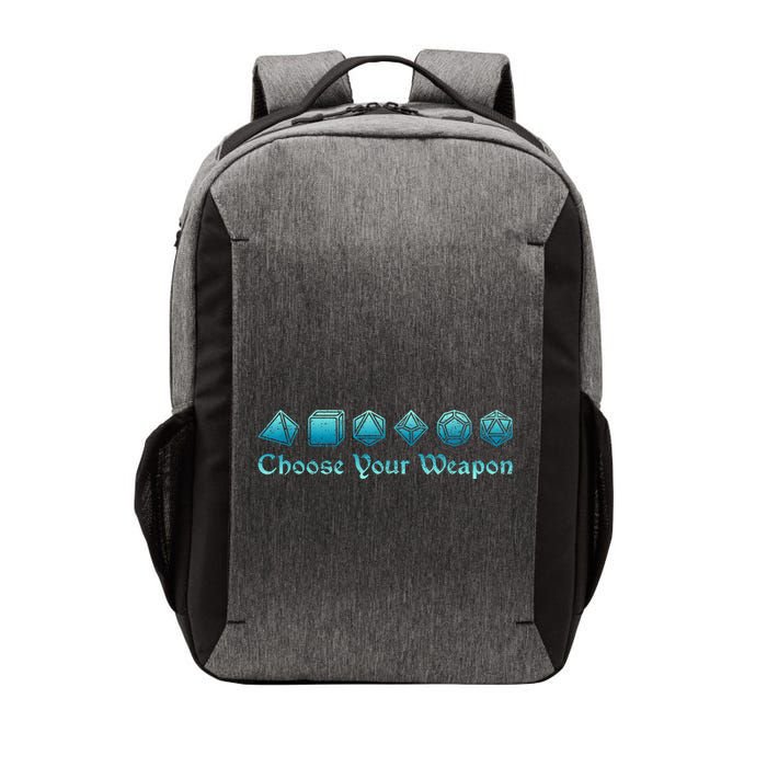 Rpg | Choose Your Weapon Dice | Rpg Vector Backpack