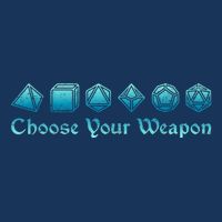 Rpg | Choose Your Weapon Dice | Rpg Infant Baby Jersey Bodysuit
