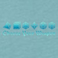 Rpg | Choose Your Weapon Dice | Rpg Sueded Cloud Jersey T-Shirt