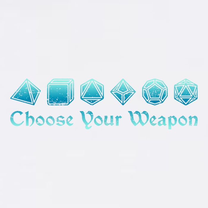 Rpg | Choose Your Weapon Dice | Rpg Garment-Dyed Sweatshirt