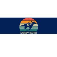 Retro Derby 150th Horse Racing Vintage Sunset Bumper Sticker