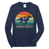 Retro Derby 150th Horse Racing Vintage Sunset Tall Long Sleeve T-Shirt