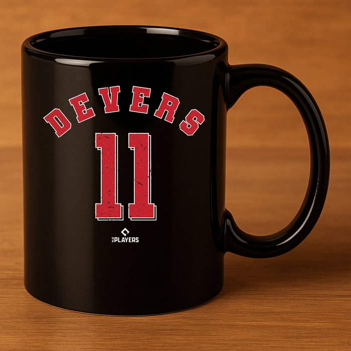Rafael Devers 11 Boston Baseball Player 11oz C Handle Ceramic Mug