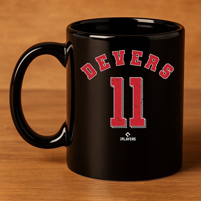 Rafael Devers 11 Boston Baseball Player 11oz C Handle Ceramic Mug
