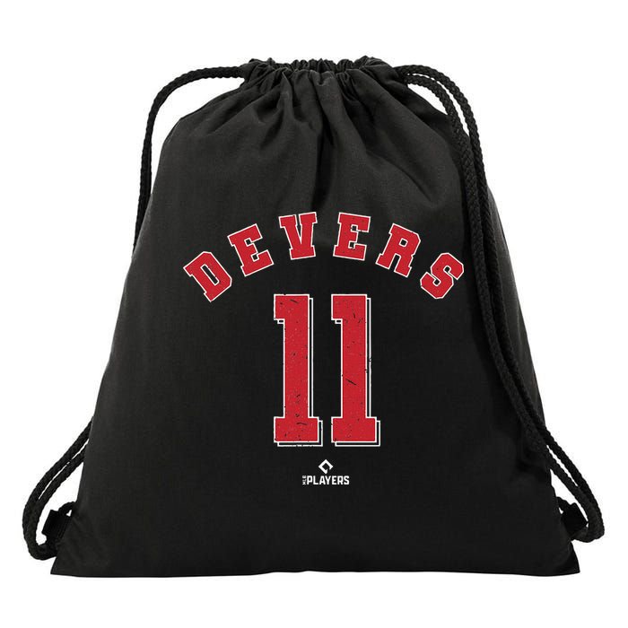 Rafael Devers 11 Boston Baseball Player Drawstring Bag