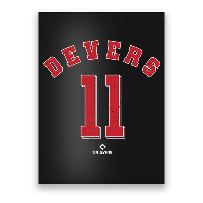 Rafael Devers 11 Boston Baseball Player Poster