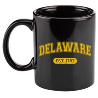 Retro Delaware 1787 Distressed Gift 11oz C Handle Ceramic Mug