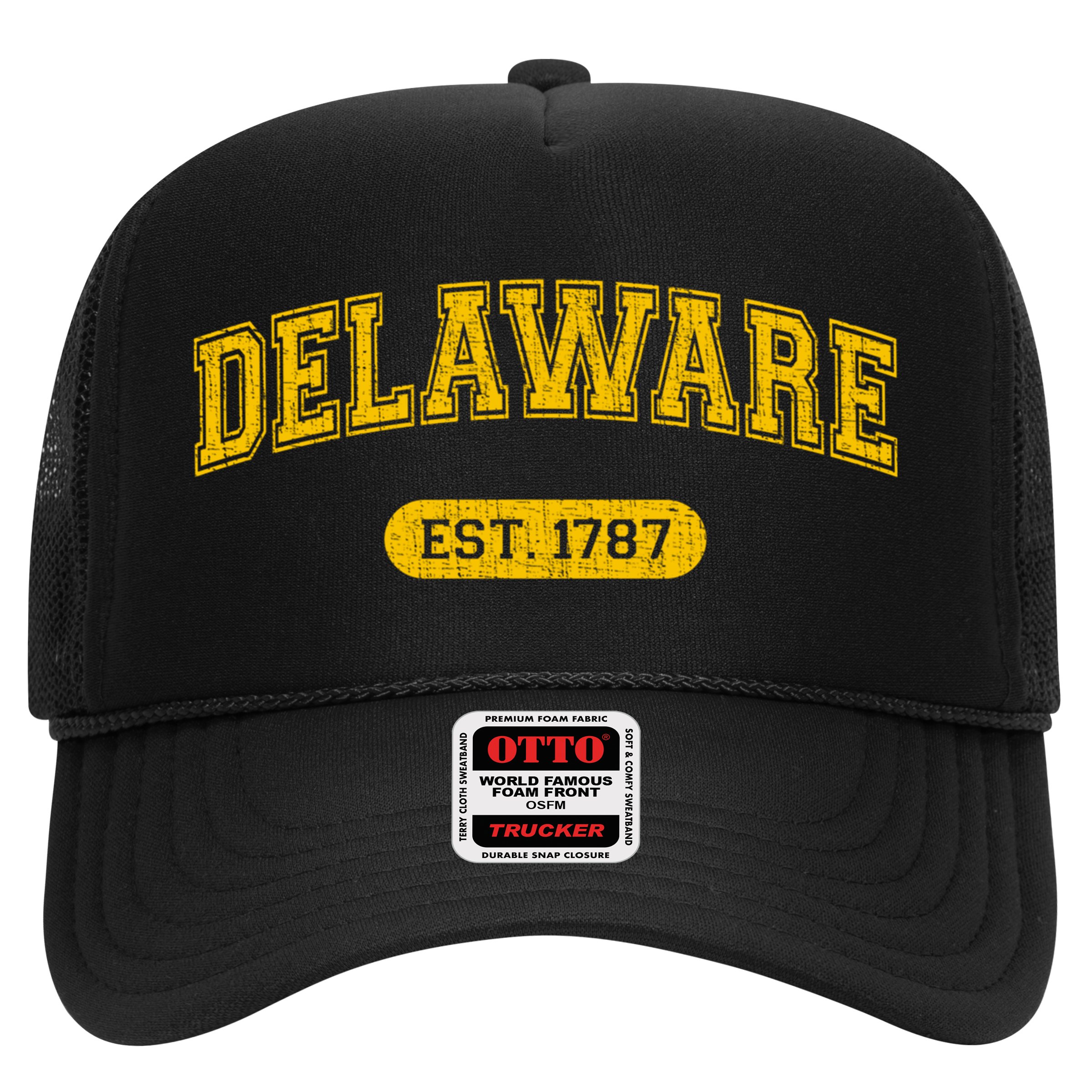 Retro Delaware 1787 Distressed Gift Hat