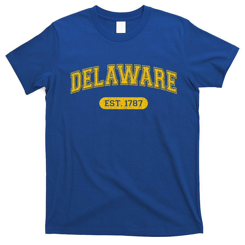 Retro Delaware 1787 Distressed Gift T-Shirt