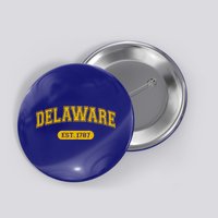 Retro Delaware 1787 Distressed Gift Button