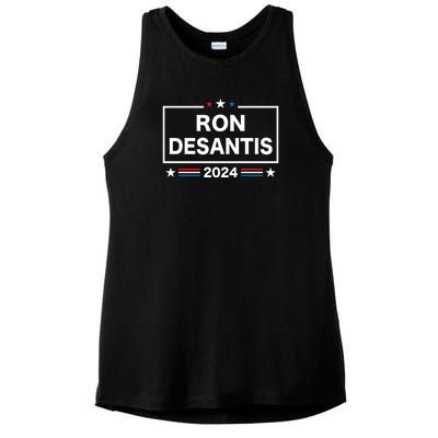 Ron DeSantis 2024 Ladies PosiCharge Tri-Blend Wicking Tank