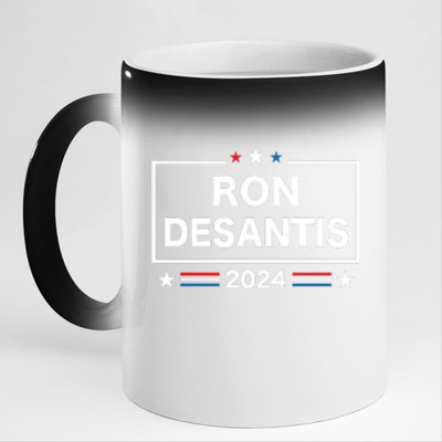 Ron DeSantis 2024 11oz Black Color Changing Mug