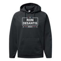 Ron DeSantis 2024 Performance Fleece Hoodie