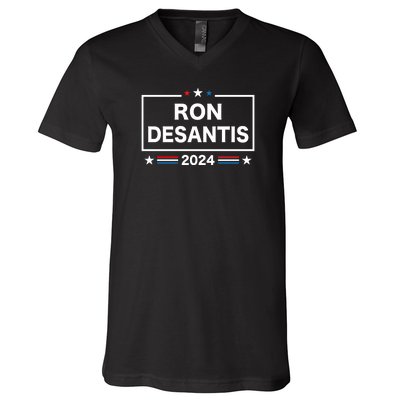 Ron DeSantis 2024 V-Neck T-Shirt