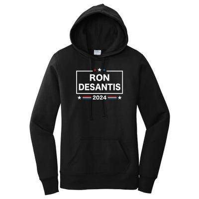 Ron DeSantis 2024 Women's Pullover Hoodie