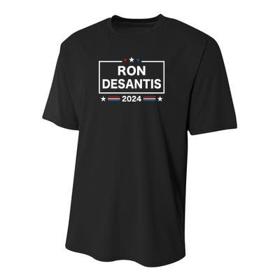 Ron DeSantis 2024 Youth Performance Sprint T-Shirt