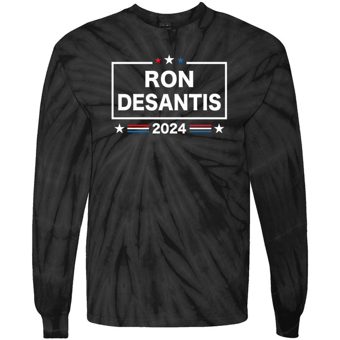 Ron DeSantis 2024 Tie-Dye Long Sleeve Shirt