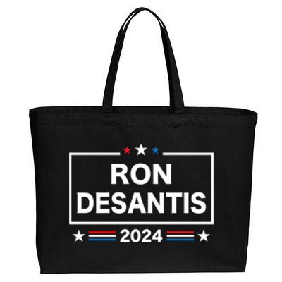 Ron DeSantis 2024 Cotton Canvas Jumbo Tote