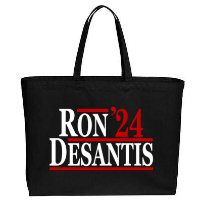 Ron Desantis 2024 Make America Florida Election Cotton Canvas Jumbo Tote